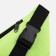 Lightning waist bag, external pocket, light green color