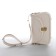 Women's bag Textura, messenger, medium size, dairy color