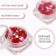 Sparkles for decor, holographic, large, orange/raspberry color