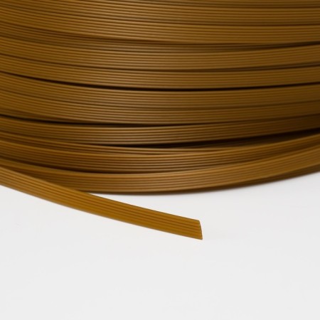 Artificial rattan 6 mm 500 m wave (metallic bronze)-3
