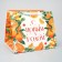 Gift package with a wide bottom "Mandarin mood", 35 x 29 x 28 cm, New Year