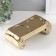 Ceramics candlestick for 2 candles "Greece" d = 7.5 cm gold 22.5x10x7 cm