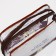 Lightning cosmetic bag, brown color