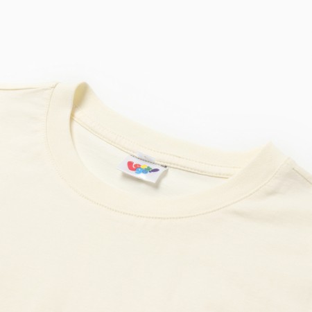 T -shirt for a boy, milk color, height 152 cm-1