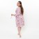 Women's bathrobe, powder color, size 48