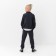 Children's costume (sweatshirt, trousers) minku color graphite, height 140 cm
