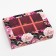 Box for sweets 6 pcs, "dark roses", 13.7 x 9.85 x 3.86 cm