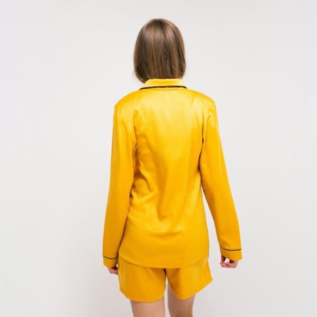 Female set (shirt, shorts) minku: Light touch color gold, size 48-4