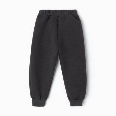 Set for a boy (sweatshirt, trousers), graphite color, height 110 cm-8