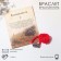 Bracelet amulet on the thread "Red thread" rune possibility, red color with black silver, 30 cm
