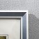 Photo frame plastic 30x40 cm "Gray wood with a double white frame" 43.4x33.4 cm