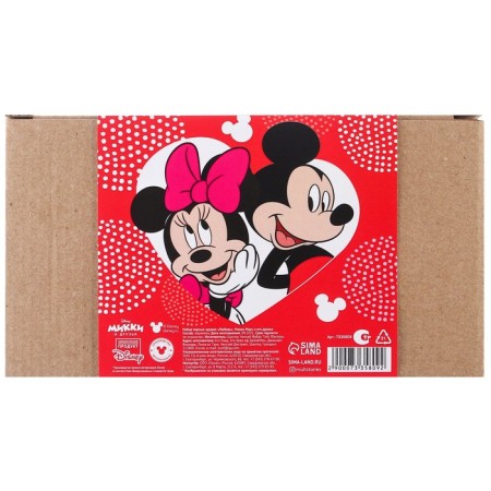 Set of paired mugs, 350 ml "Love", Mickey and Friends-7