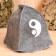 Gift set 4 objects of male "yin-yang" (hat, rug, mitten, slippers)
