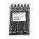 Loads of scrap, wax, 110 mm, in packaging 6 pcs., Black