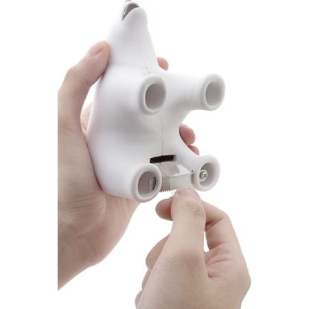 Cleader Clotch Qualy Teddy Bear, white color-2