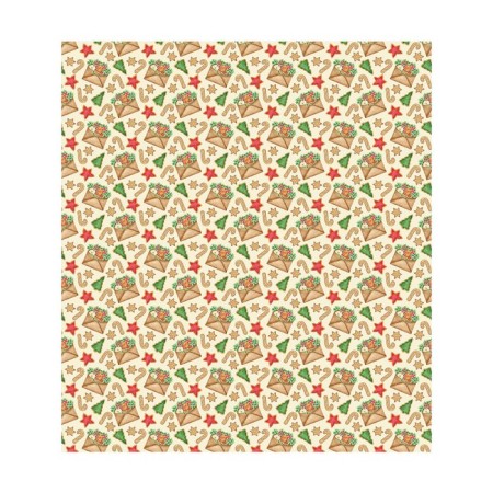 A set of napkins for setting the Christmas postcard, rectangular, size 32x46 cm, 4 pcs-2