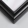 Photo frame plastic 10x15 cm with a shelf "Olivia" black 26x15 cm