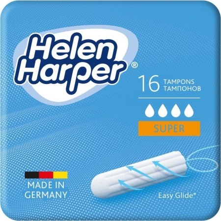 Hunger tampons HELEN HARPER, SUPER, 16 pcs.