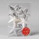 Set of jewelry plastic 6 pcs "Starfall" 8 cm, silver