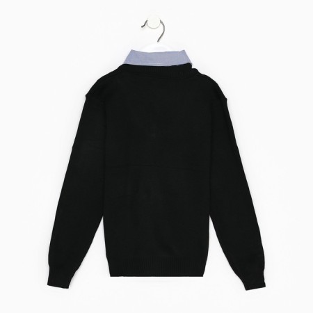 School jumper-unit for boys, black color, height 158-164cm-7
