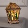 Christmas tree toy "Lantern with a deer", from batteries, a glow of warm white