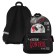Youth backpack 40 x 30 x 17 cm, Bruno VisConti 12-003 + Penal, Football, Black