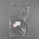 Monoic for the bra, 170 + 170 mm, silver color