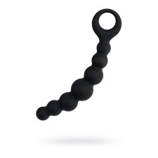 Anal stimulator Popo pleasure by toyfa carina, silicone, black color, 19 cm, d 3 cm