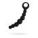Anal stimulator Popo pleasure by toyfa carina, silicone, black color, 19 cm, d 3 cm