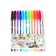 Set of gel pens, 12 colors, metallic