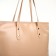 Women's bag with lightning, beige color