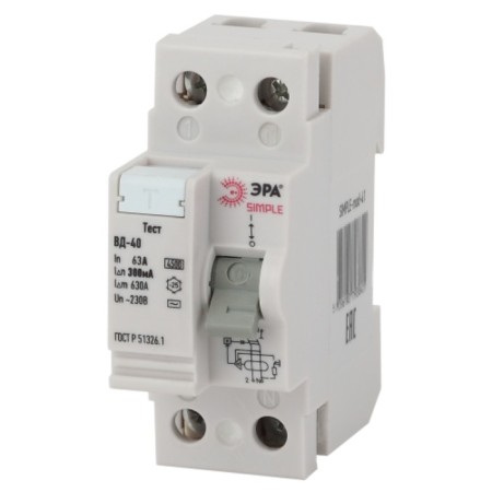 Protective shutdown device Simple Simple-Mod-52 VD-40 2P 63A/300ma