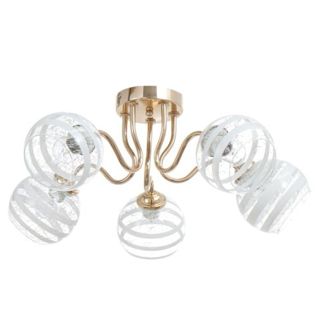 Aurika chandelier 5he27 40W gold 55x55x27 cm Bayerlux