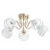 Aurika chandelier 5he27 40W gold 55x55x27 cm Bayerlux
