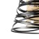 Lamp Bayerlux 2123/1bk E27 40W Black 15x15x100 cm