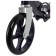 Graffiti scooter, folding, Pu 200 mm wheels, ABEC 7, black color