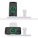 Charger station KitFort KT-3371-2, 22.5 watts, white color