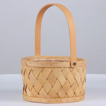 Wicker basket, sequoia, 20x12/26.5 cm, natural