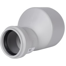 Transition of the sewer eccentric Stout SKB-0013-011058, 110 x 58 mm, silent