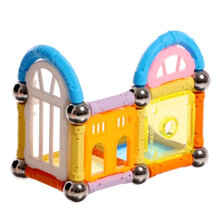 Magnetic designer "Build your home", 90 parts-3
