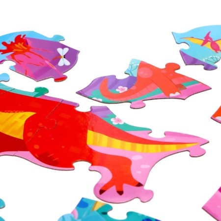 Figure puzzle "Dinosaur Park", 30 details-2