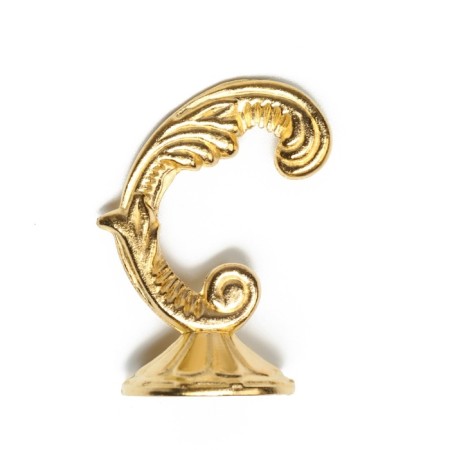 Hook for curtains ks002, one -rod, color gold-8