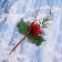 Decor "Winter Charm" Berries Christmas tree Greens 23 cm