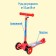 Scooter Children's folding "Spider-Man", wheels PU 120/80 mm, ABEC 7, red color