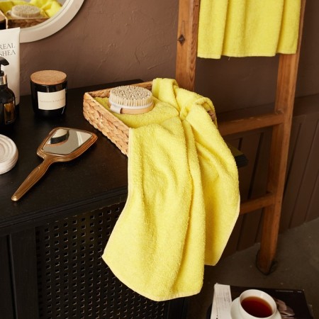 Terry towel economy and I 30*60 cm, col. yellow 100% cotton, 320 g/m2-9