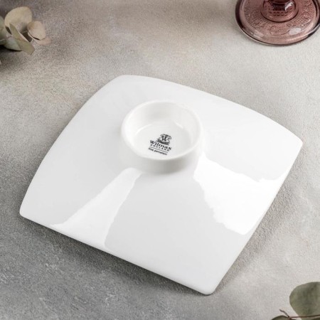 Porcelain Square Wilmax, D = 18.5 cm-2