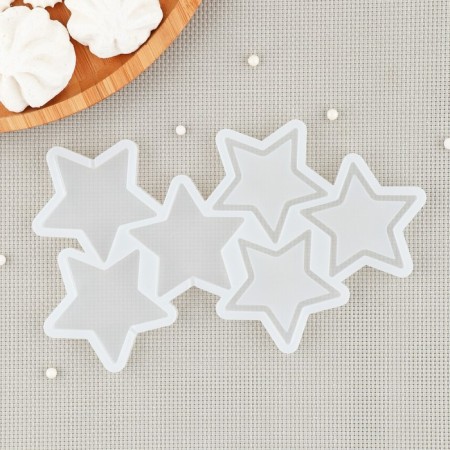 Silicone Mold for candy and chocolate “Star rattle”, the color is transparent-1