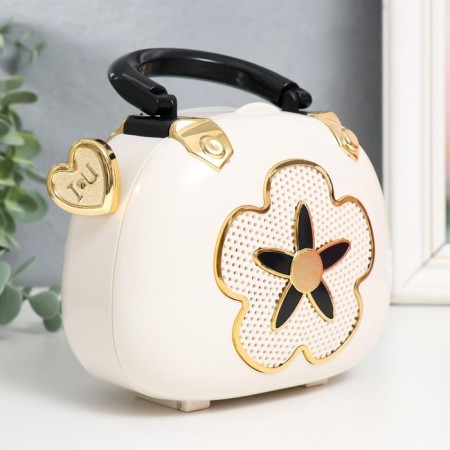 MODE MODE MUSE CHANTEL WITH A MIRRACT "BROADE WITH FILL" White 14x11.5x6.5 cm-2
