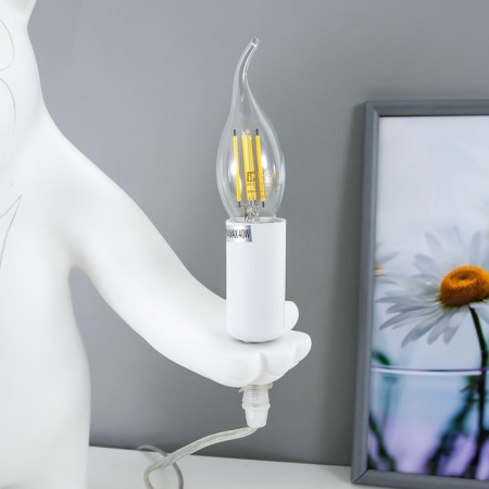 Bear 1x40W desktop E14 white 30x30x41cm-7