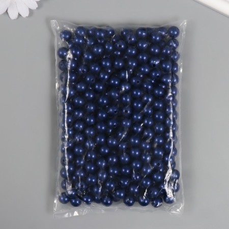 Set of beads "Pearls" d 12 mm, 250 gr, blue-2